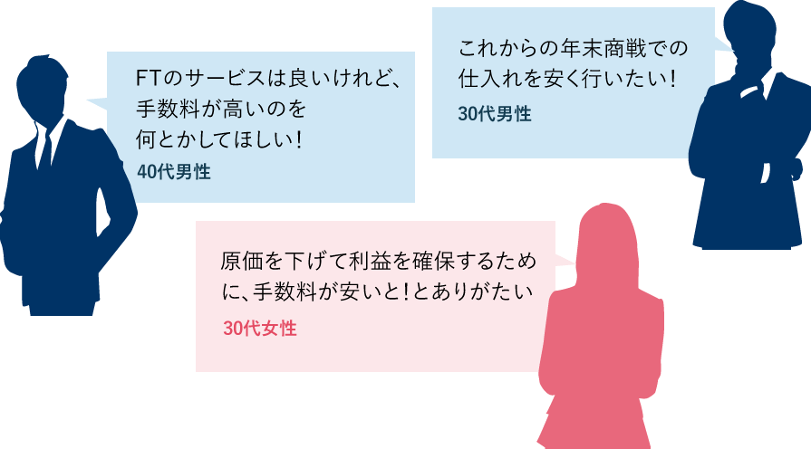 これからの年末商戦での仕入れを安く行いたい